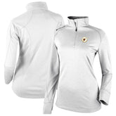 San Diego Padres Columbia Women's Cooperstown Collection Shotgun 2.0 Omni-Wick Quarter-Zip Top - White Tops