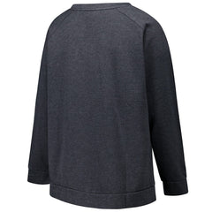 Las Vegas Raiders Profile Women's Plus Size Acid Wash Raglan Sweatshirt - Charcoal Sweatshirts