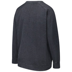 Baltimore Ravens Profile Women's Plus Size Acid Wash Raglan Sweatshirt - Charcoal Sweatshirts