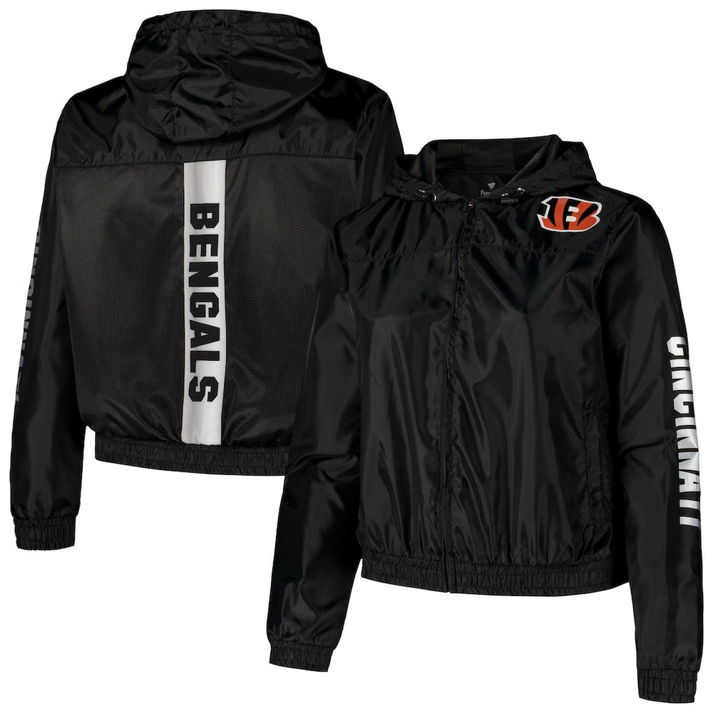 Cincinnati Bengals Women's Full-Zip Jacket - Black Jackets
