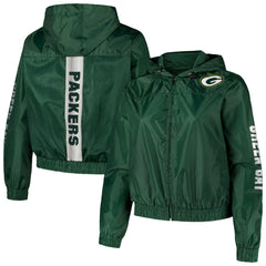Green Bay Packers Women's Full-Zip Jacket - Green Jackets