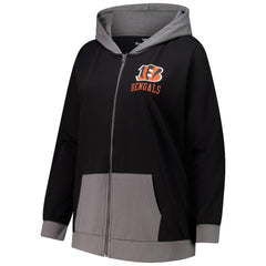 Cincinnati Bengals Women's Hit It Full-Zip Hoodie - Black Hoodies