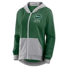 New York Jets Women's Hit It Full-Zip Hoodie - Green Hoodies