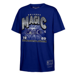 Orlando Magic Hardwood Classics Vintage Hoopster T-Shirt Blue - Mitchell & Ness