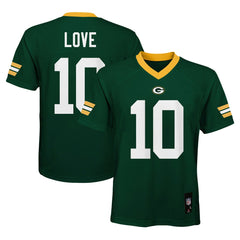 Jordan Love Green Bay Packers Youth Replica Player Jersey - Green Jerseys