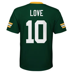 Jordan Love Green Bay Packers Youth Replica Player Jersey - Green Jerseys