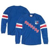 New York Rangers American Needle Sudbury Long Sleeve T-Shirt - Blue | US 201662679