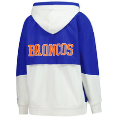 Denver Broncos Starter Women's Scrimmage Full-Zip Hoodie - White Hoodies