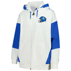 Detroit Lions Starter Women's Scrimmage Full-Zip Hoodie - White Hoodies