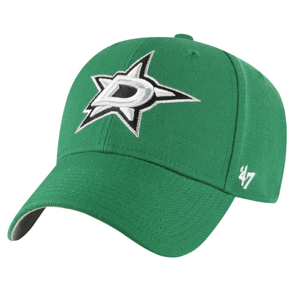 Dallas Stars '47 Wordmark Back Strap MVP Adjustable Hat - Kelly Green | US 201666130