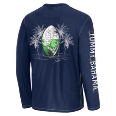 Dallas Cowboys Oasis Endzone Lux Long Sleeve T-Shirt - Blue T-shirts