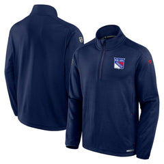 New York Rangers Fanatics Big & Tall Authentic Pro Quarter-Zip Top - Navy | US 201673099
