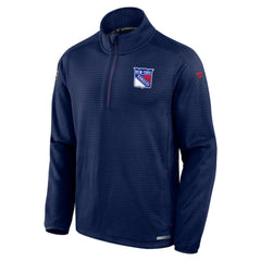 New York Rangers Fanatics Big & Tall Authentic Pro Quarter-Zip Top - Navy | US 201673099
