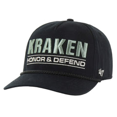 Seattle Kraken '47 OHT Military Appreciation Homeland Honor and Defend Hitch Adjustable Hat - Black | US 201673141