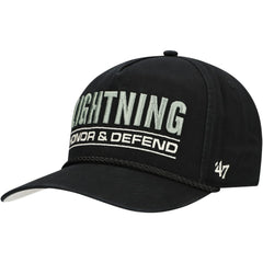 Tampa Bay Lightning '47 OHT Military Appreciation Homeland Honor and Defend Hitch Adjustable Hat - Black | US 201673143