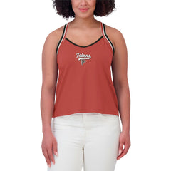 Atlanta Falcons WEAR by Erin Andrews Women's Cross Strap Tri-Blend Tank Top - Red Tops