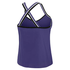 Baltimore Ravens WEAR by Erin Andrews Women's Cross Strap Tri-Blend Tank Top - Purple Tops