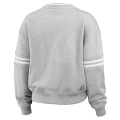 New England Patriots WEAR by Erin Andrews Women's Pullover Sweatshirt - Heather Gray Pullover