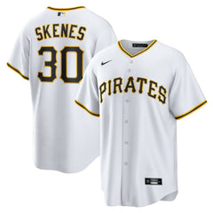 Paul Skenes Pittsburgh Pirates Nike Home Replica Player Jersey - White Jerseys