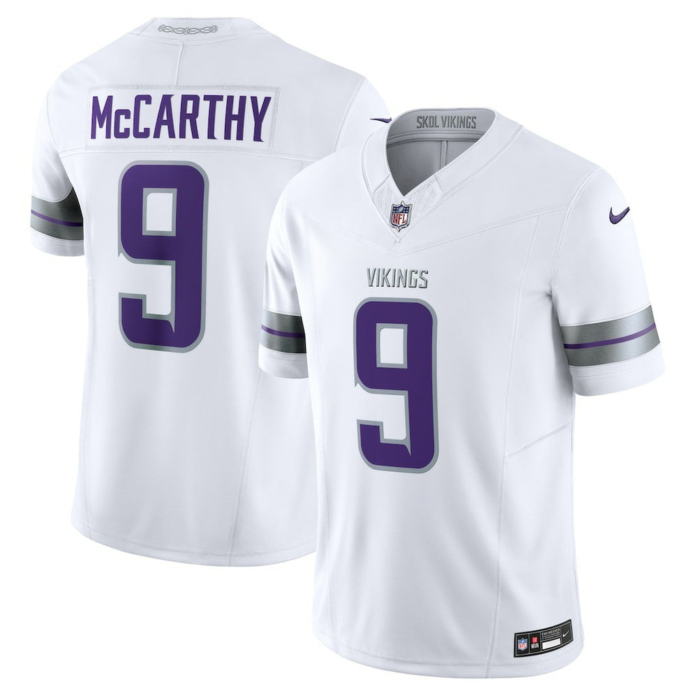 J.J. McCarthy Minnesota Vikings Vapor F.U.S.E. Limited Jersey - White Jerseys