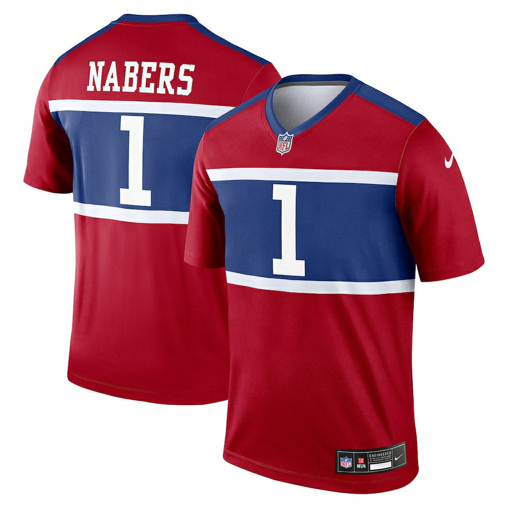 Malik Nabers New York Giants Legend Player Performance Top - Red Tops
