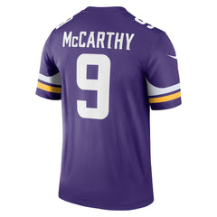 J.J. McCarthy Minnesota Vikings Legend Player Performance Top - Purple Tops