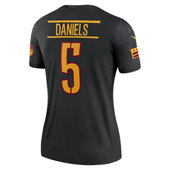 Jayden Daniels Washington Commanders Women's Legend Player Performance Top - Black Tops