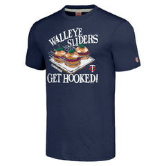 Minnesota Twins MLB x Guy Fieri’s Flavortown Unisex Tri-Blend T-Shirt - Navy T-shirts