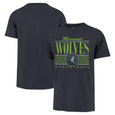 Minnesota Timberwolves '47 Remix Franklin T-Shirt Navy - 47 brand