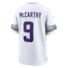 J.J. McCarthy Minnesota Vikings Youth Game Jersey - White Jerseys