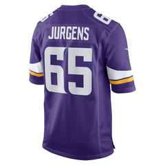 Michael Jurgens Minnesota Vikings Game Jersey - Purple Jerseys