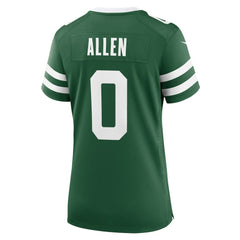 Braelon Allen New York Jets Women's Game Jersey - Legacy Green Jerseys