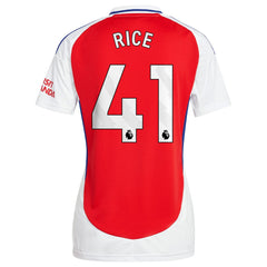 Declan Rice Arsenal Women's 2024/25 Home Replica Player Jersey – Red - Adidas discount