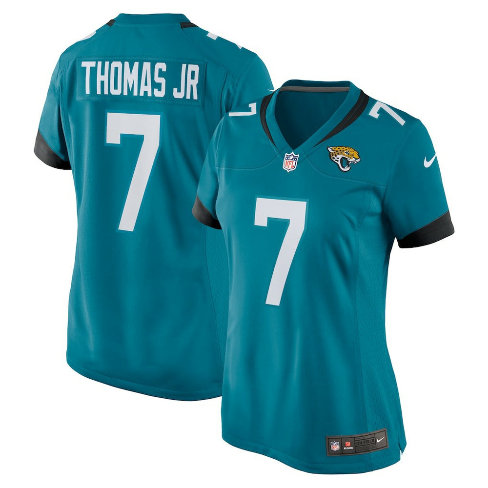 Brian Thomas Jr. Jacksonville Jaguars Women's Game Jersey - Teal Jerseys