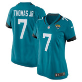 Brian Thomas Jr. Jacksonville Jaguars Women's Game Jersey - Teal Jerseys