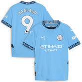 Erling Haaland Manchester City Youth 2024/25 Home Replica Player Jersey Light Blue - Puma for sale