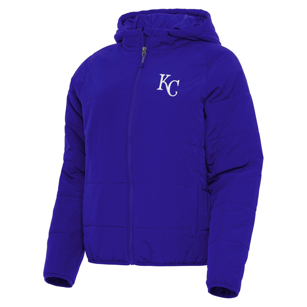 Kansas City Royals Antigua Women's Universe Full-Zip Hoodie Jacket - Royal Jackets