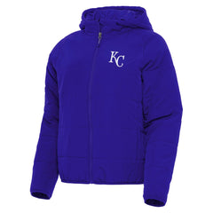 Kansas City Royals Antigua Women's Universe Full-Zip Hoodie Jacket - Royal Jackets