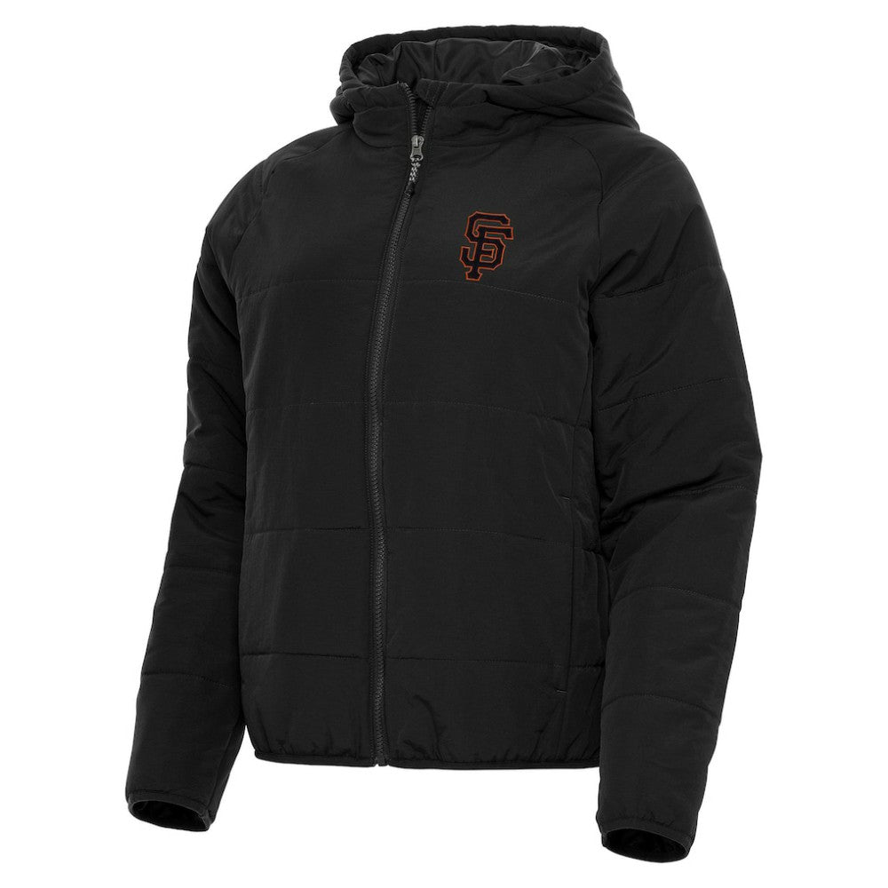 San Francisco Giants Antigua Women's Universe Full-Zip Hoodie Jacket - Black Jackets