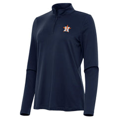 Houston Astros Antigua Women's Reprocess Quarter-Zip Top - Navy Tops