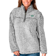 New York Jets G-III 4Her by Carl Banks Women's Sherpa Full-Zip Jacket - Gray Jackets