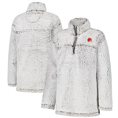 Cleveland Browns G-III 4Her by Carl Banks Women's Sherpa Full-Zip Jacket - Gray Jackets