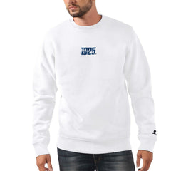 New York Giants Starter 1925 Collection Long Sleeve Pullover Sweatshirt - White Pullover