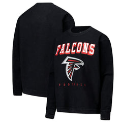 Atlanta Falcons G-III 4Her by Carl Banks Women's Comfy Cord Pullover Sweatshirt - Black Pullover