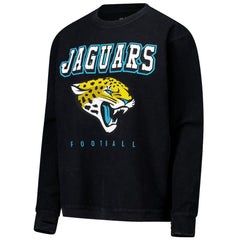 Jacksonville Jaguars G-III 4Her by Carl Banks Women's Comfy Cord Pullover Sweatshirt - Black Pullover