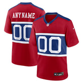 New York Giants Alternate Game Custom Jersey - Century Red Jerseys