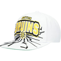 Boston Bruins Mitchell & Ness Youth After Shock Snapback Hat - White | US 201693039