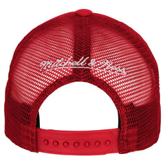 Philadelphia 76ers Youth Core Evergreen Trucker Adjustable Hat Red - Mitchell & Ness
