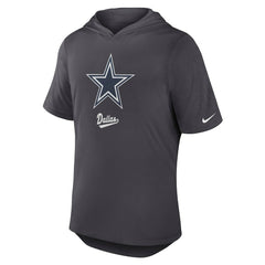 Dallas Cowboys Tri-Blend Performance Hoodie T-Shirt - Anthracite Hoodies