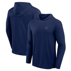 Dallas Cowboys Front Office Power Mono Long Sleeve Hoodie T-Shirt - Navy Hoodies